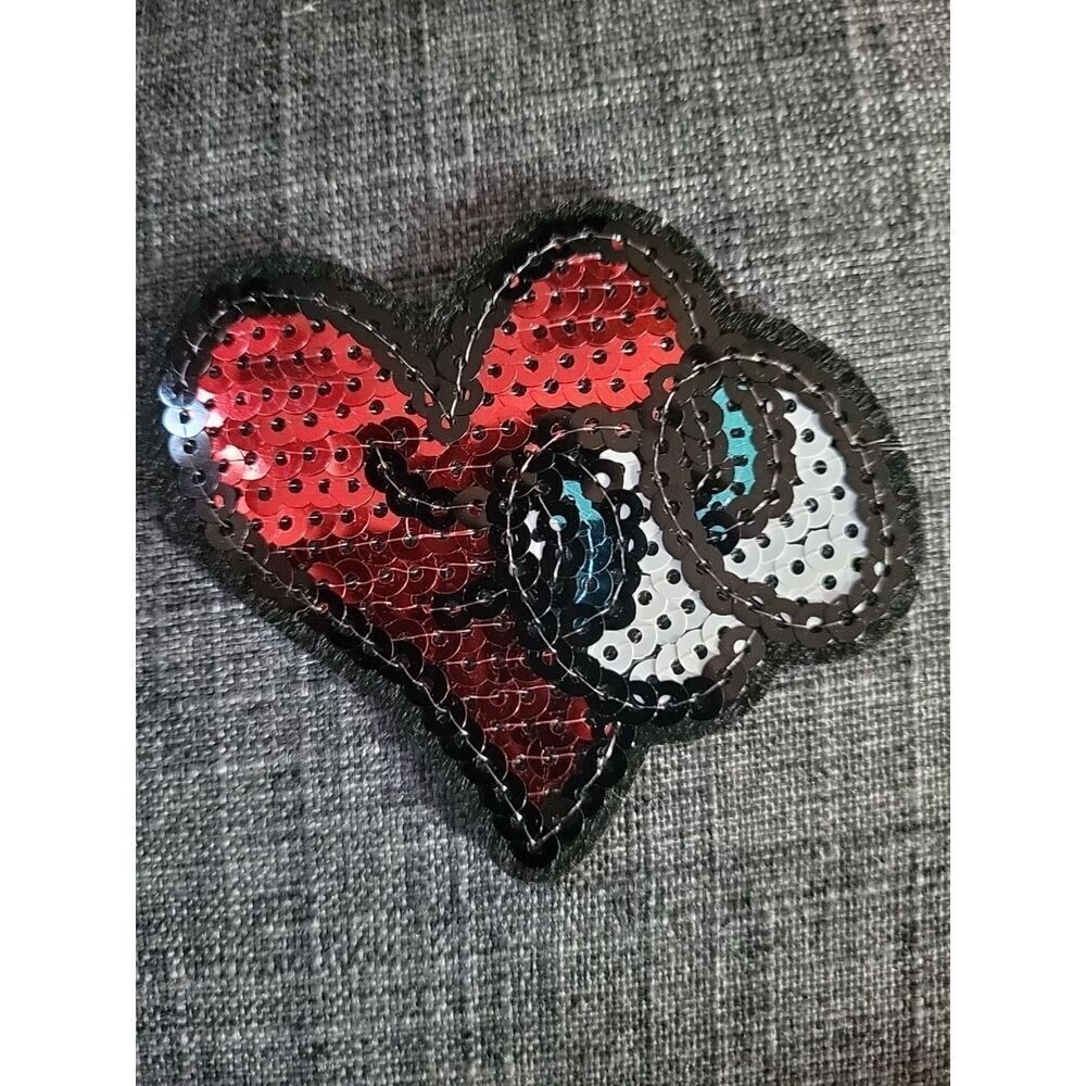 Sequin Eyeball Applique 3"x 3" Iron On
